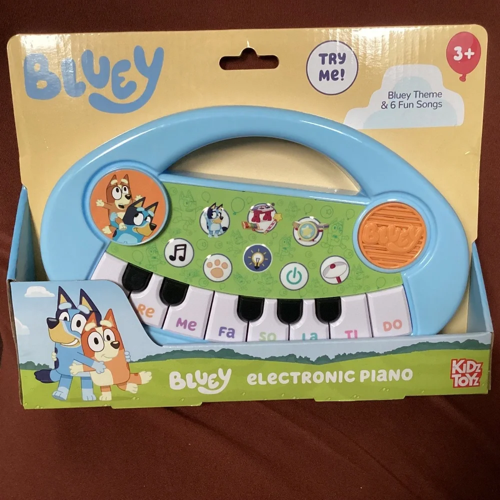 Bluey Electronic Piano 3+ New